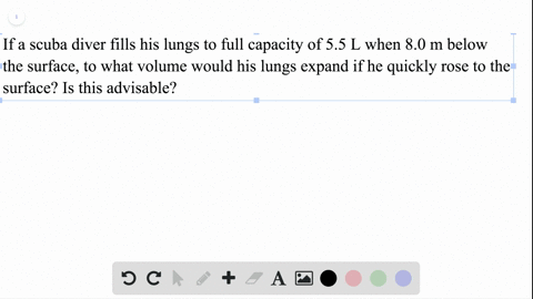 if-a-scuba-diver-fills-his-lungs-to-full-capacity-of-55-mathrml-when-80-mathrmm-below-the-surface-to