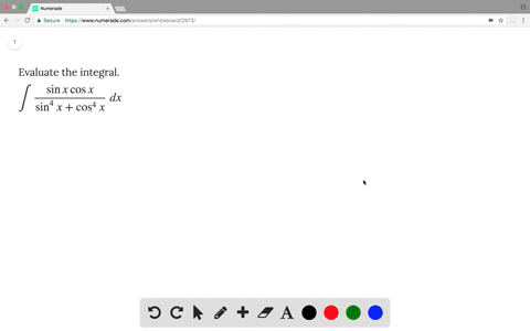 evaluate-the-integral-displaystyle-int-fracsin-x-cos-xsin4-x-cos4-x-dx