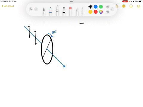 SOLVED:Vertically polarized light passes through a polarizer whose ...