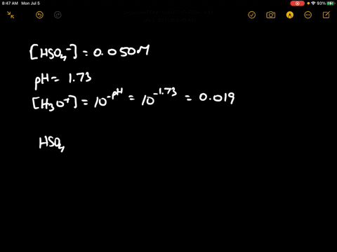 a-0050-m-aqueous-solution-of-sodium-hydrogen-sulfate-mathrmnahso_4-has-a-ph-of-173-calculate-k_a-2-f