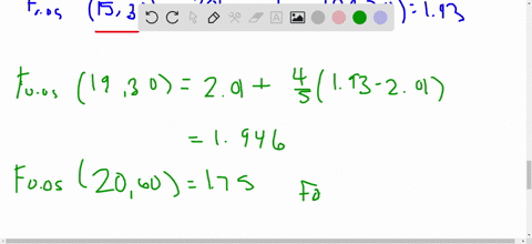 SOLVED:For the following tabular data, apply linear interpolation to ... image.