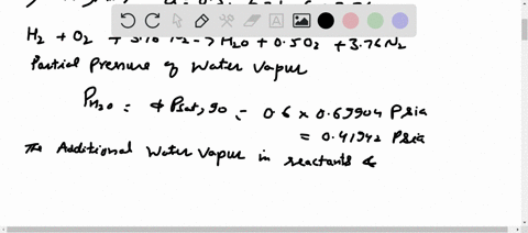 hydrogen-leftmathrmh_2right-is-burned-with-100-percent-excess-air-that-enters-the-combustion-chamber