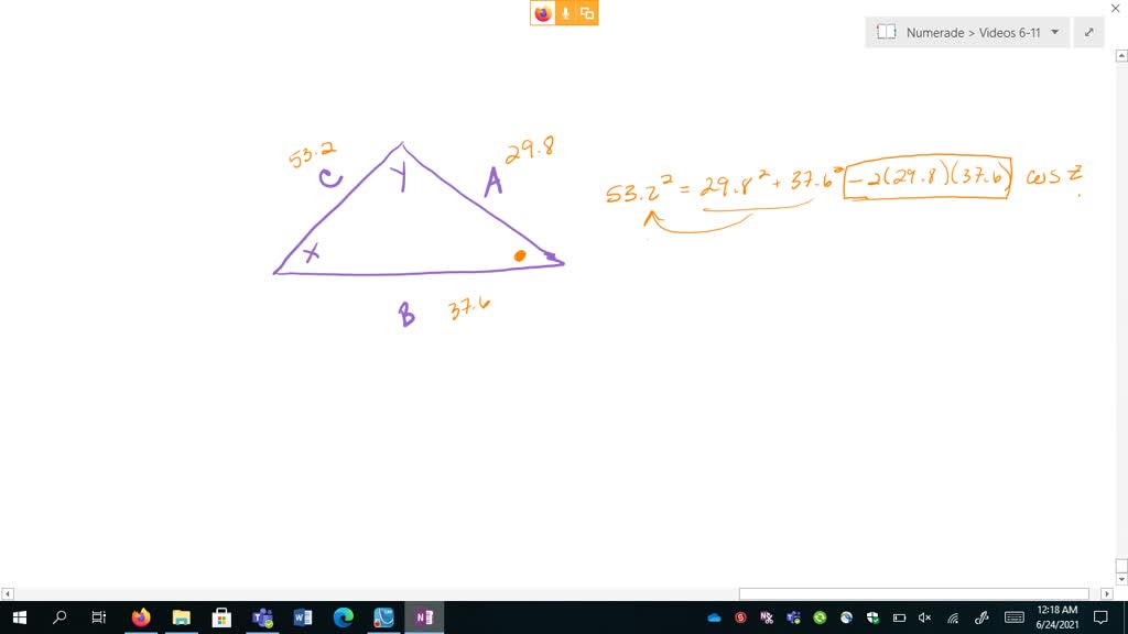 SOLVEDLet A, B, and C be the lengths of the three sides with X, Y, and Z as the corresponding