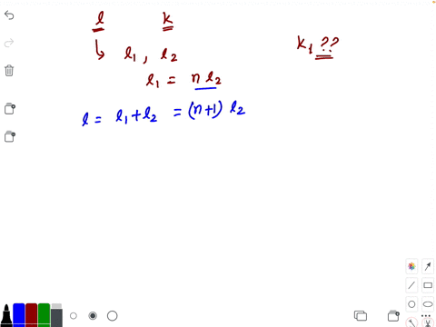 a-simple-spring-has-length-l-and-force-constant-k-it-is-cut-into-two-springs-of-length-l_1-and-l_2-s