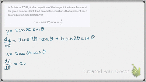 in-problems-27-32-find-an-equation-of-the-tangent-line-to-each-curve-at-the-given-number-hint-find-p