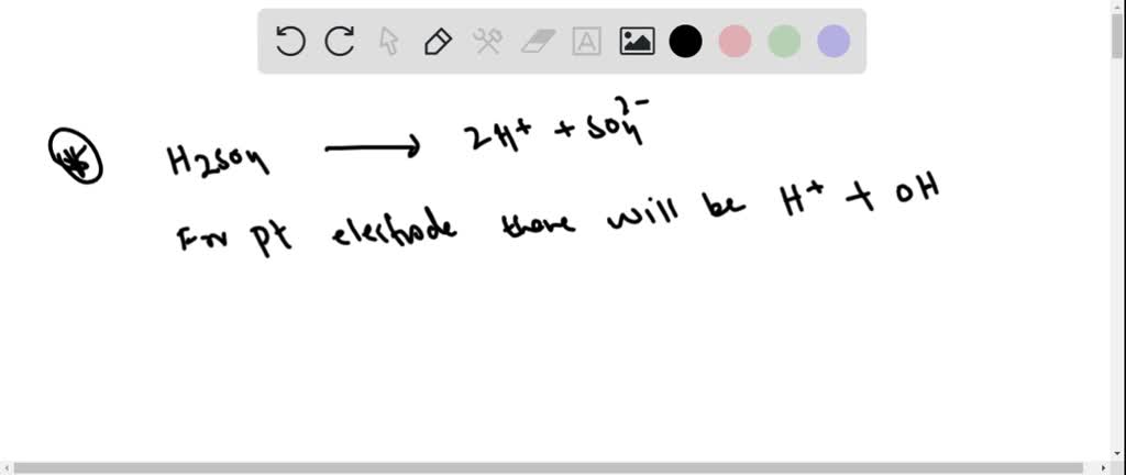 SOLVED:The electrolytic decomposition of dilute sulphuric acid with ...