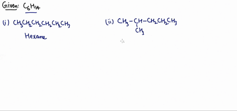 give-iupac-names-for-the-five-isomers-with-the-formula-mathrmc_6-mathrmh_14