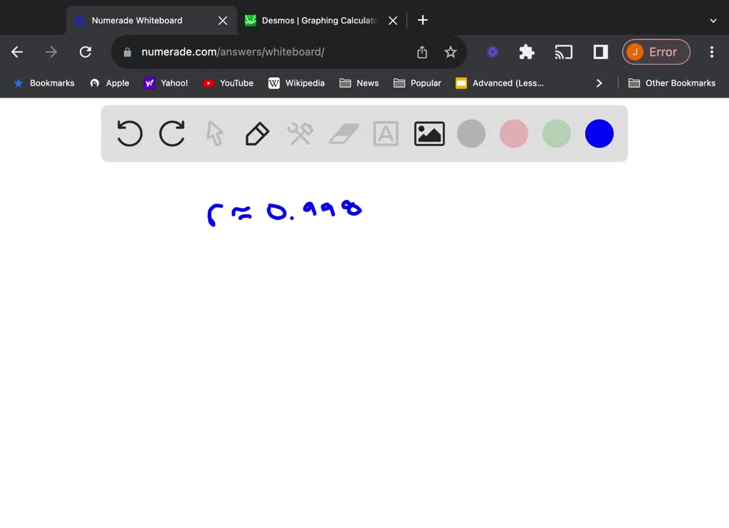 ⏩SOLVED:Construct a scatterplot, and find the value of the linear ...