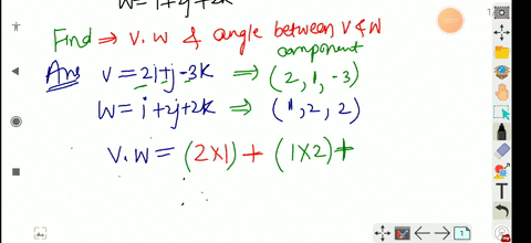 find-the-dot-product-mathbfv-cdot-mathbfw-and-the-angle-between-mathbfv-and-mathbfw-mathbfv2-mathbfi