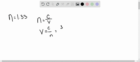 the-speed-of-light-in-a-certain-substance-is-88-of-its-value-in-water-what-is-the-index-of-refractio