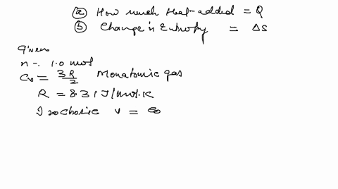 one-mole-of-an-ideal-monatomic-gas-is-confined-to-a-rigid-container-when-heat-is-added-reversibly-to