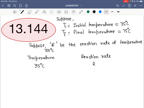 SOLVED:For many reactions, the reaction rate approximately doubles with ...