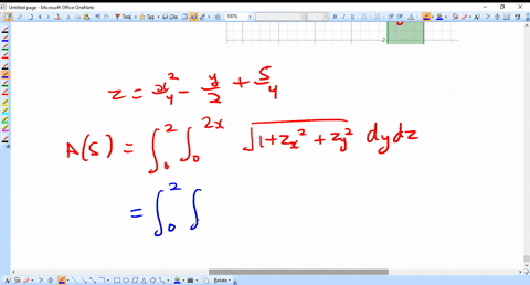 find-the-area-of-the-surface-the-part-of-the-surface-2-y4-z-x25-that-lies-above-the-triangle-with-2