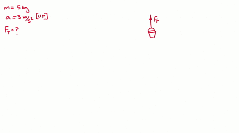 a-50-mathrmkg-bucket-of-water-is-raised-from-a-well-by-a-rope-if-the-upward-acceleration-of-the-buck