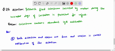 assertion-yellowish-fluid-colostrum-secreted-by-mother-during-the-initiated-days-of-lactation-is-pro