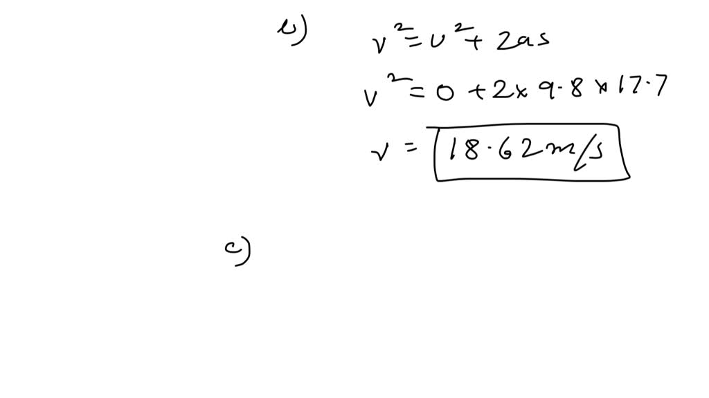 ⏩SOLVED:A brick is dropped (zero initial speed) from the roof of a ...