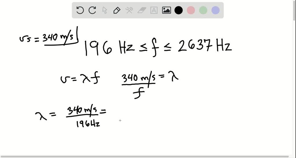 SOLVEDThe notes produced by a violin range in frequency from