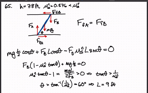 a-uniform-pole-is-propped-between-the-floor-and-the-ceiling-of-a-room-the-height-of-the-room-is-780-