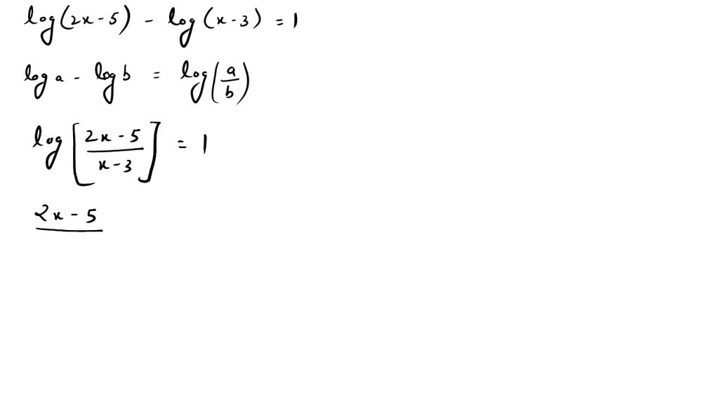 solved-solve-the-logarithmic-equations-exactly-log-2-x-5-log-x-3-1