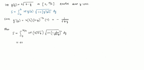 find-the-areas-of-the-surfaces-generated-by-revolving-the-curves-about-the-indicated-axes-if-you-18