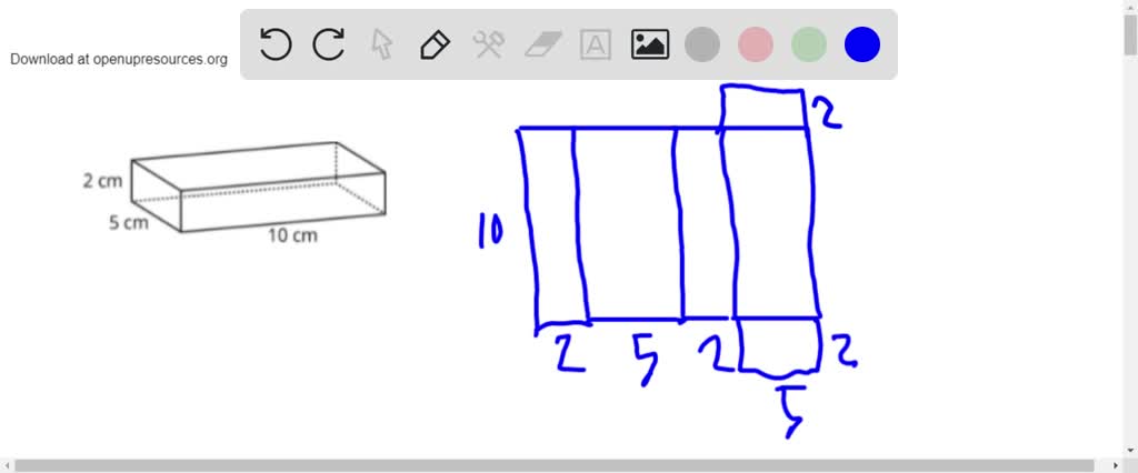⏩SOLVED:a. Draw a net for this rectangular prism. b. Find the… | Numerade