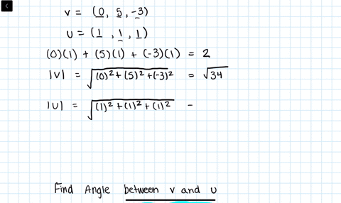 find-a-mathbfv-cdot-mathbfumathbfvmathbfu-b-the-cosine-of-the-angle-between-mathbfv-and-mathbfu-c-13