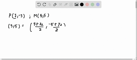 one-endpoint-p-and-the-midpoint-m-of-line-segment-p-q-are-given-find-the-coordinates-of-the-other--3