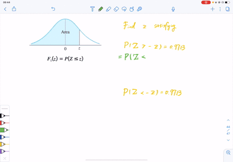 let-z-be-the-standard-normal-variable-find-the-values-of-z-if-z-satisfies-a-pz-z9713-b-pz-z9713