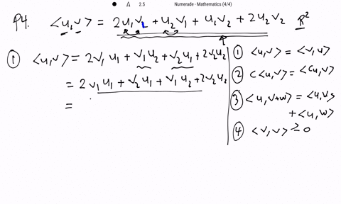 show-that-the-function-defines-an-inner-product-on-r2-where-mathbfuleftu_1-u_2right-and-mathbfvlef-4