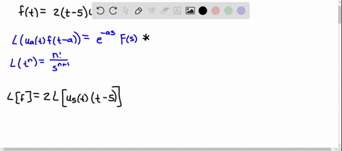 use-properties-of-the-laplace-transform-and-the-table-of-laplace-transforms-to-determine-lf-ft2t-5-u