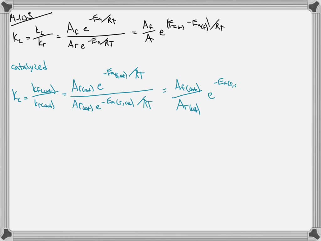 Solvedas Shown In Figure 1314 A Catalyst Lowers The Activation Energy For The Forward And 0534