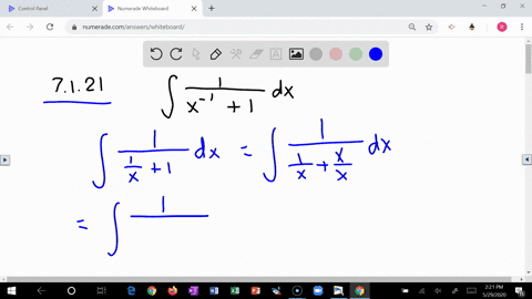 evaluate-the-following-integrals-int-frac1x-11-d-x