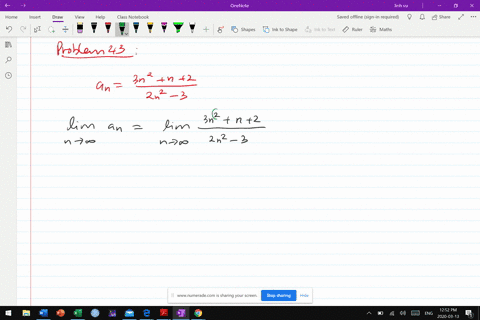 in-exercises-35-62-use-appropriate-limit-laws-and-theorems-to-determine-the-limit-of-the-sequence--9