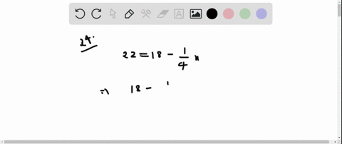 solve-the-equation-2218-frac14-x