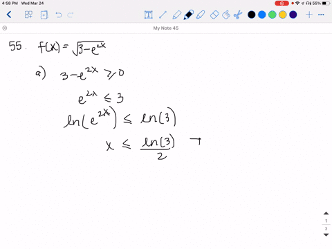 55-57-find-a-the-domain-of-f-and-b-f-1-and-its-domain-fxsqrt3-e2-x
