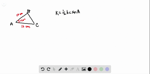 a-triangle-has-sides-of-lengths-10-mathrmcm-and-16-mathrmcm-and-the-measure-of-the-angle-between-the