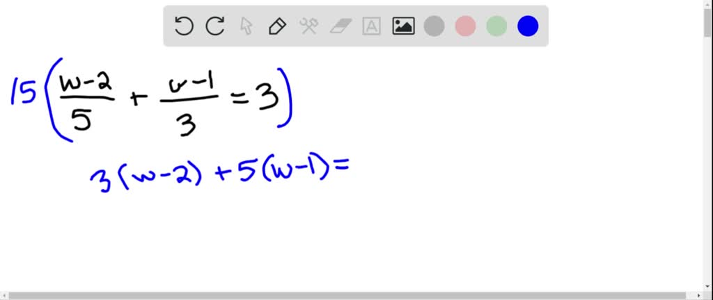 SOLVED:For Exercises 65-86, (a) Solve. (b) Check. 13 W-(10 W+6)=8(w-2 ...