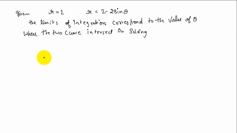 find-the-area-of-the-indicated-region-inside-of-r2-and-outside-of-r2-2-sin-theta