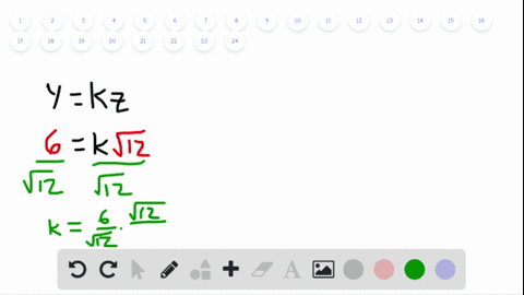 if-y-is-directly-proportional-to-z-and-y6-when-zsqrt12-what-is-y-when-zsqrt75