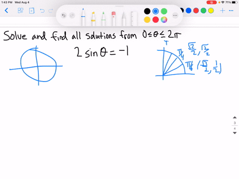 find-all-solutions-on-the-interval-0-leq-theta2-pi-2-sin-theta-1-2
