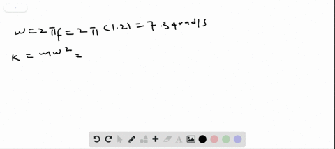 ⏩SOLVED:A 450-g mass on a spring is oscillating at 1.2 Hz, with… | Numerade