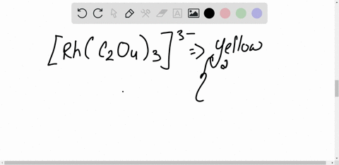 an-aqueous-solution-of-leftmathrmrhleftmathrmc_2-mathrmo_4right_3right3-is-yellow-predict-the-appr-3
