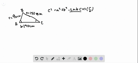 what-is-the-value-of-each-of-the-angles-of-a-triangle-whose-sides-are-95150-and-190-mathrmcm-in-leng