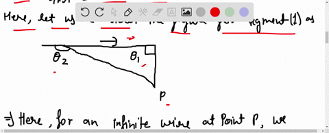 a-very-long-straight-wire-carries-current-i-in-the-middle-of-the-wire-a-right-angle-bend-is-made-the