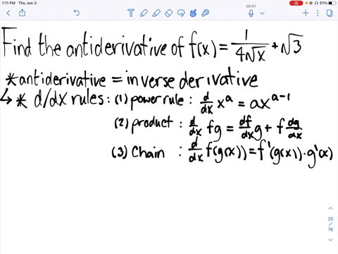 find-antiderivatives-of-the-given-functions-fxfrac14-sqrtxsqrt3-2