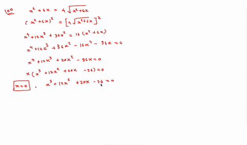 solve-x26-x4-sqrtx26-x