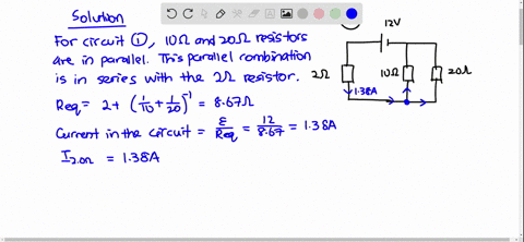 find-the-current-in-and-potential-difference-across-each-resistor-in-the-circuits-shown-in-figure-52