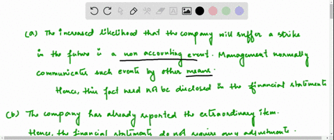 what-type-of-disclosure-or-accounting-do-you-believe-is-necessary-for-the-following-items-a-because-
