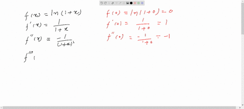 expand-ln-1x-to-five-terms-beginarraycc-fxln-1x-f0ln-100-fprimexfrac11x-quad-fprime0frac1101-fprime-