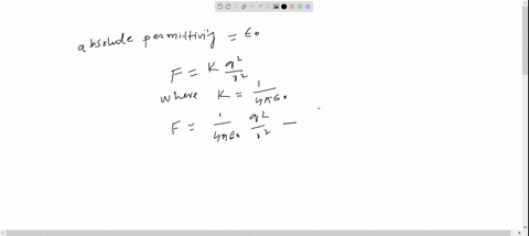 SOLVED:The unit of absolute permitivity is (a) Fm (farad-metre) (b) Fm ...